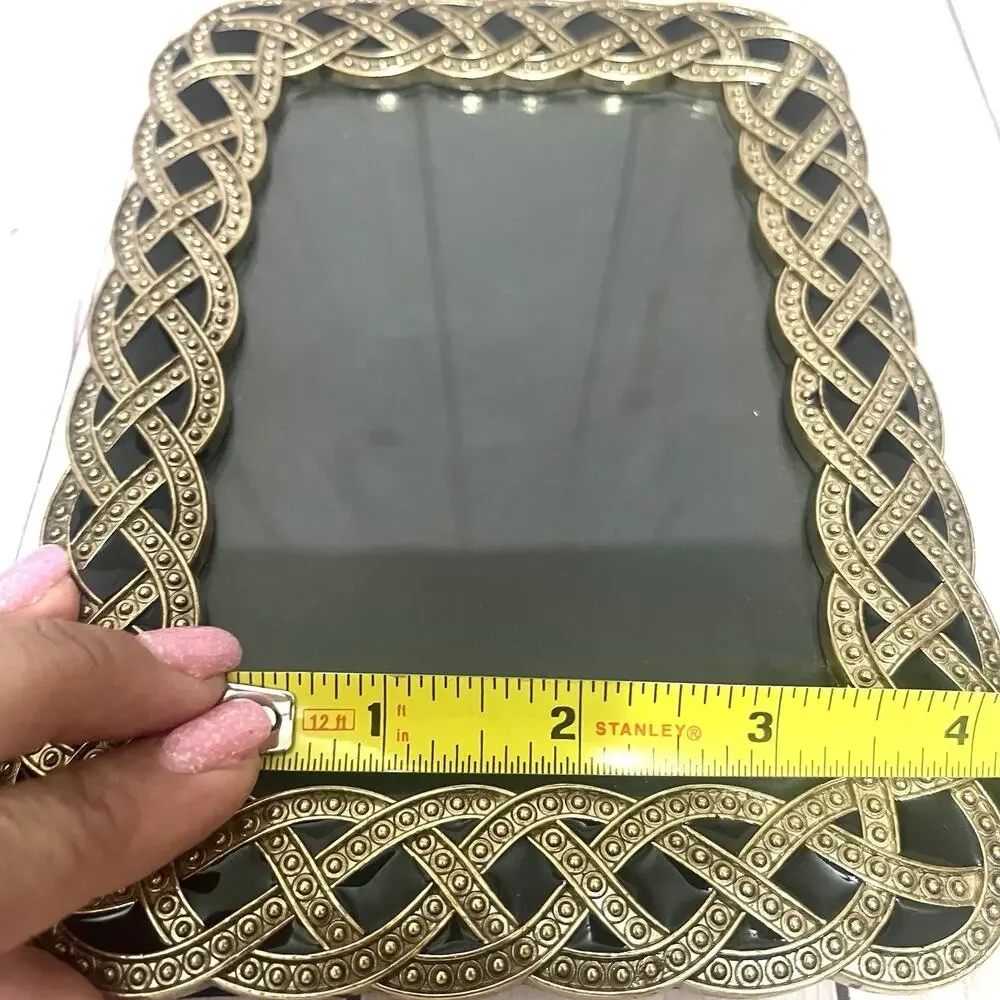 Papyrus Gold Celtic Knot Frame Gothic Boho Fairycore Dark Academia 4x6 Photo